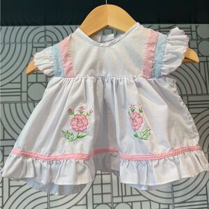 Vintage cuties by Judy 12 month spring shirt dress 1990s